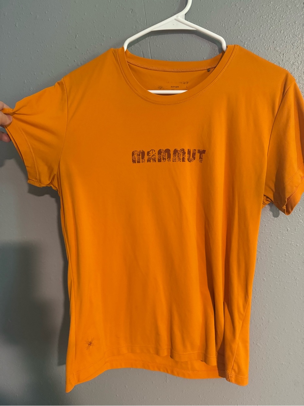 Mammut Orange Crewneck Tee
